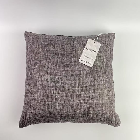 YJYIYING Throw pillows,Textile Throw Pillow 18x18 Inch Faux Fur Pillow Soft Fluffy Plush Accent Pillow  for Chair Sofa Bedroom Living Room Home Decor Cream White