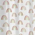 Mainstays Ecofriendly Rainbows Waterproof Recycled PEVA Shower Curtain