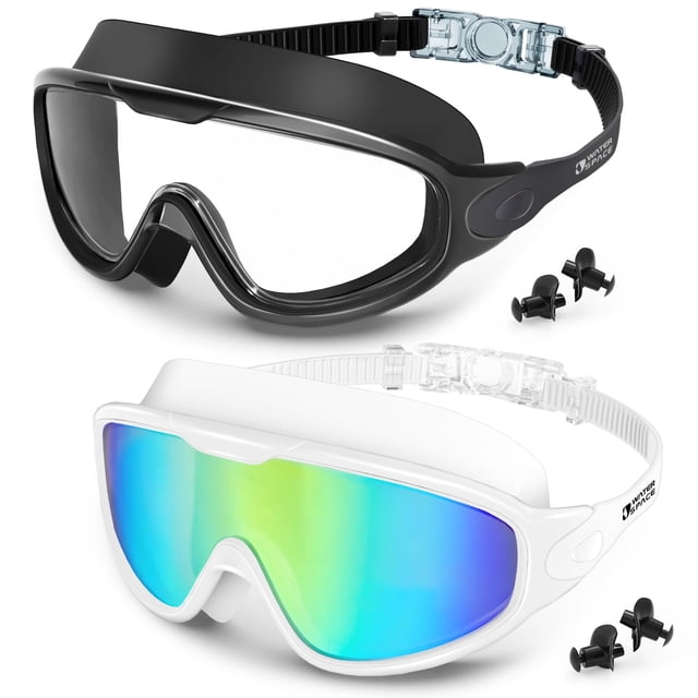Gafas de natación Water Space para adultos, 2 unidades, antivaho, con protección UV