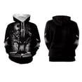 thumbnail image 2 of Chandail à Capuche Tendance pour Hommes Imprimé Hip-hop de Rue Mode Chandail-Over Active s, 2 of 2