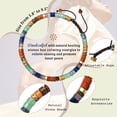 thumbnail image 3 of Inspirational Gifts Bracelets for Women Healing Natural Rainbow Stone Bracelets - Get Well Soon Gifts for Women Sister Friend Bestie - Hugs Bracelet, 3 of 7