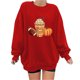 thumbnail image 1 of Ichuanyi liquidación de halloween de halloween halloween estampado holgazanería blusa de manga larga redonda de cuello redondo ICHUANYI WER202308216150, 1 of 4