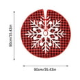 thumbnail image 2 of C Christmas Tree Skirt 90Cm Printed Design For Home Tree Base Decoration Holiday Festive Party Decor Washable Durable Material, 2 of 5