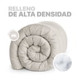 thumbnail image 4 of Edredón Individual Acolchado Reversible Esquimal Relleno Down, Compatible Con Funda Duvet Khaki, 4 of 7