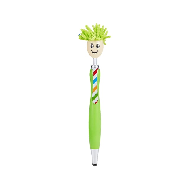 1ML Fun Pens Fluffy Doll Pen Screen Touchs Replaceable Ball Pen Premium Pen, Luxury Durable Professional Pen Smooth Writing, Office Desk Accessories Nice Pens for Writing Great Gift for Men