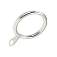 thumbnail image 3 of Uxcell Metal 28mm Inner Dia Silver Tone Curtain Rings 28 Pack, 3 of 3