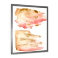 thumbnail image 2 of Designart 'Red Pink Gold and Beige Abstract Clouds' Modern Framed Art Print, 2 of 4