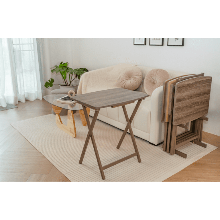 Free Shipping! Mainstays Indoor XL Folding Oversized Tray Table