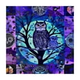 thumbnail image 4 of WYYP Owl Tree Nature Square Tablecloth for Picnic Dining Kitchen Farmhouse 100% Polyester Fiber 36*36, 4 of 8