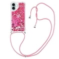 thumbnail image 1 of Funda FOXDOCK para iPhone 16 con Cuerda Ajustable, Brillo Líquido, Protección Antigolpes y Lente – Ideal para Regalo, 1 of 6