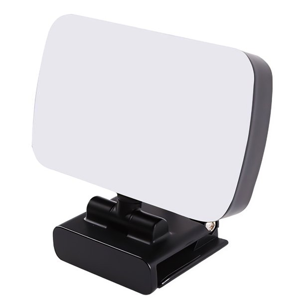 Lámpara de video LED Diseño de abrazadera Lámpara complementaria Selfie regulable con color de luz ajustable y ángulo USB portátil Yuarrent EL008457-00