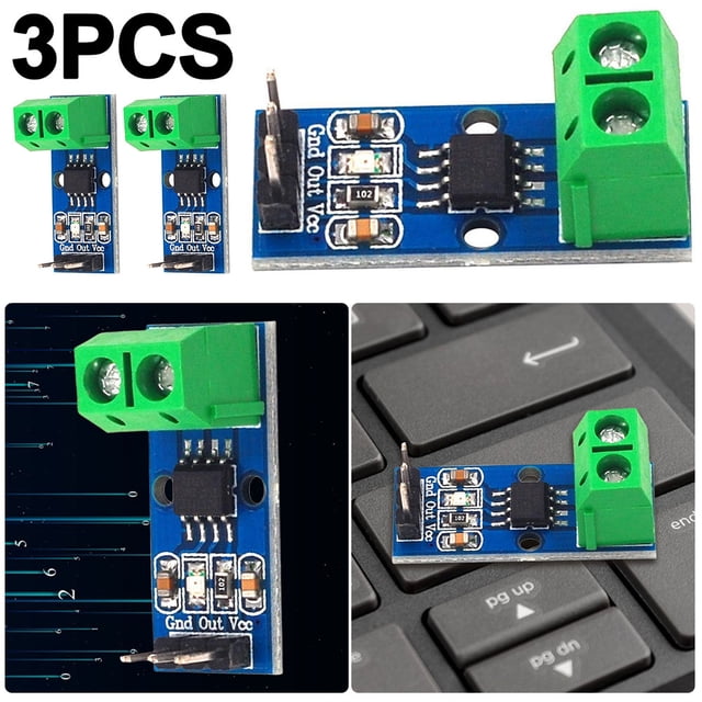 Módulo Sensor Corriente Hall Rango 5A/20A/30A ACS7125A (5A)