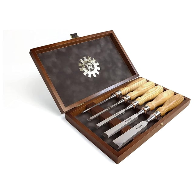 Juego de cinceles Narex Richter Bevel Edge, 5 piezas