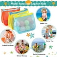 thumbnail image 4 of MARFOREVER 3 Pack Beach Toy Kids Shell Collecting Totes for Holding Shells Beach Sand Toys for Boys Girls, 4 of 14