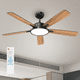 thumbnail image 2 of Ventilador De Techo Con Mando A Distancia 132.08cm Xtellar Negro, 2 of 3