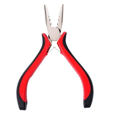 

Reduced！Needle Nose Home Salon Hair Extension Pliers Wig 3 Holes Links For Micro Rings