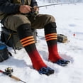 thumbnail image 3 of Heated Socks for Men Women Rechargeable,Washable,USB Battery Heated Socks with 4 Heating Settings for Camping,Hiking,Hunting,Skiing,Walking,Fishing,Winter Sports Outdoors Foot Leg Warmers, 3 of 6