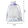 thumbnail image 6 of Efavormart 50PCS LAVENDER Organza Gift Bag Drawstring Pouch Wedding Favors Bridal Shower Treat Jewelry Bags - 5"x7", 6 of 10
