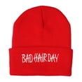 thumbnail image 3 of Unisex Warm Winter Fashion Bad Hair Day Wrap Head Cap Wool Hat Hip-hop Knit Beanie Hats, 3 of 9