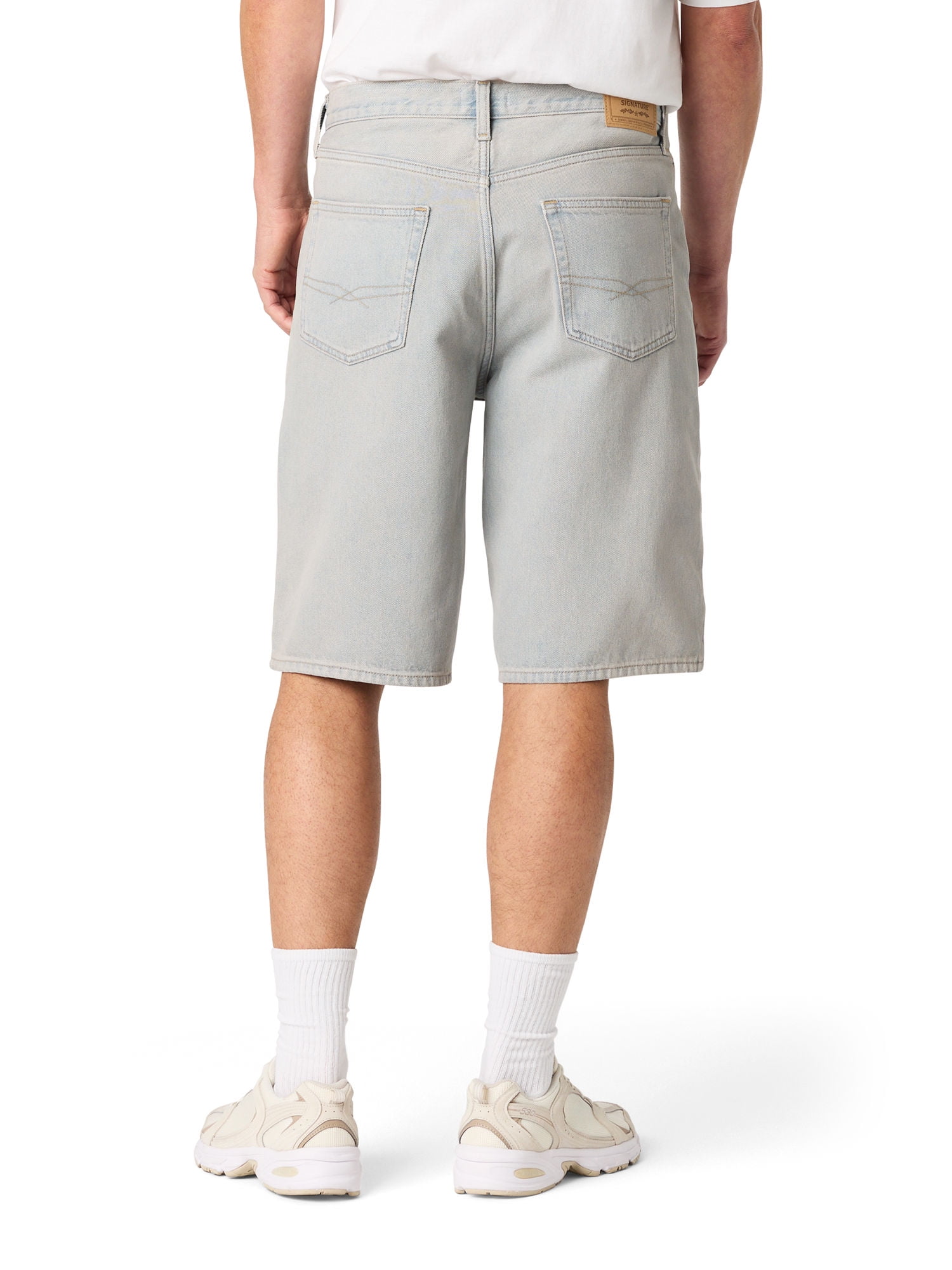 Levi Strauss Signature™ Men's and Big and Tall Loose Denim Shorts, 12" Inseam