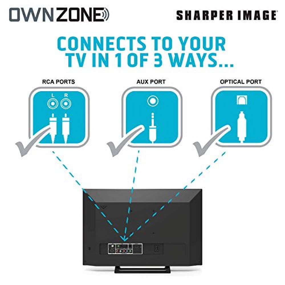Sharper Image Own Zone Wireless Over The Ear TV Headphones 1 pk