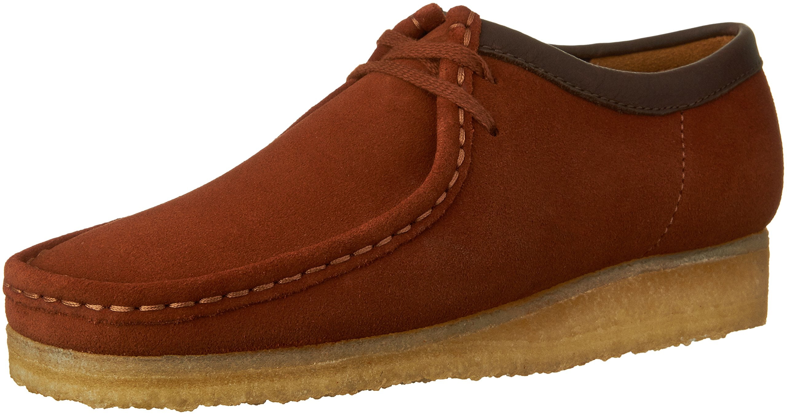 wallabee dark tan combination