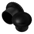 thumbnail image 6 of Moluckfu Clothes Hanger Rod Stoppers for Home Use 2Pcs Black PP Protection from Scratching, 6 of 8