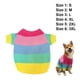 thumbnail image 4 of Greeniant Suéter de punto de arcoíris de Bulldog, suéter cálido y acogedor para mascota, jersey de punto, chaleco cálido de invierno Ropa para mascotas Como se muestra l, 4 of 6