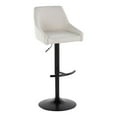 thumbnail image 4 of LumiSource Hannah Adjustable Barstool - Set of 2, 4 of 6