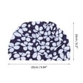 thumbnail image 4 of Unique Bargains 1 Pc Breathable Floral Pattern Swimming Cap Blue White, 4 of 6