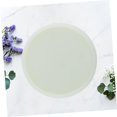 thumbnail image 5 of 3pcs Fluorescence Kitchen Table Placemats for Heat Insulation Silicone Insulation Pad Fluorescence Coasters Heatproof Kitchen Accessory Placemat10*10*0.5cm,white, 5 of 5