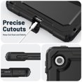 thumbnail image 7 of FJLBDE Case for Lenovo Tab 10.1 inch 2025 Release (TB-311FU/TB-311XU), Rugged Shockproof Tablet Cases Cover with Kickstand Shoulder Strap, Black, 7 of 7
