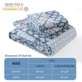 thumbnail image 3 of Dduoxin Edredón Floral Tamaño Queen – Edredón Reversible 100% Algodón Con 2 Fundas De Almohada, Colchas Suaves Y Ligeras Para Cama De Matrimonio, Color Azul Y Gris, 3 of 5