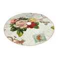 thumbnail image 2 of Kll Vintage Bike Flower Butterfly Christmas Tree Skirt 30",Party Decorations Farmhouse For Christmas Decorations Holiday Party, 2 of 8