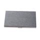thumbnail image 4 of Titular de La Tarjeta de Presentación de Negocios Estuche para Tarjetas de Acero Inoxidable Y Cuero PU de Lujo - gris Soledad Tarjetero de acero inoxidable, 4 of 6