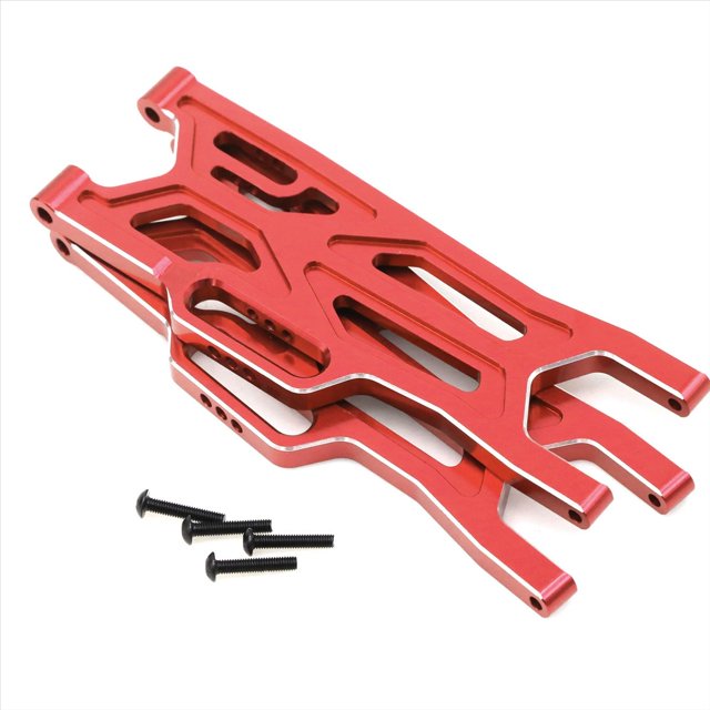 de SuspensióN Delantera de Metal, Brazo Oscilante ARA330711 para Arrma 1/10 KRATON 4S V2 RC, Piezas de ActualizacióN de Coche Rojo