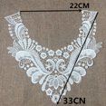 thumbnail image 4 of Retro Floral Embroidered Applique Decorated Neckline Collar for Sewing, 4 of 8