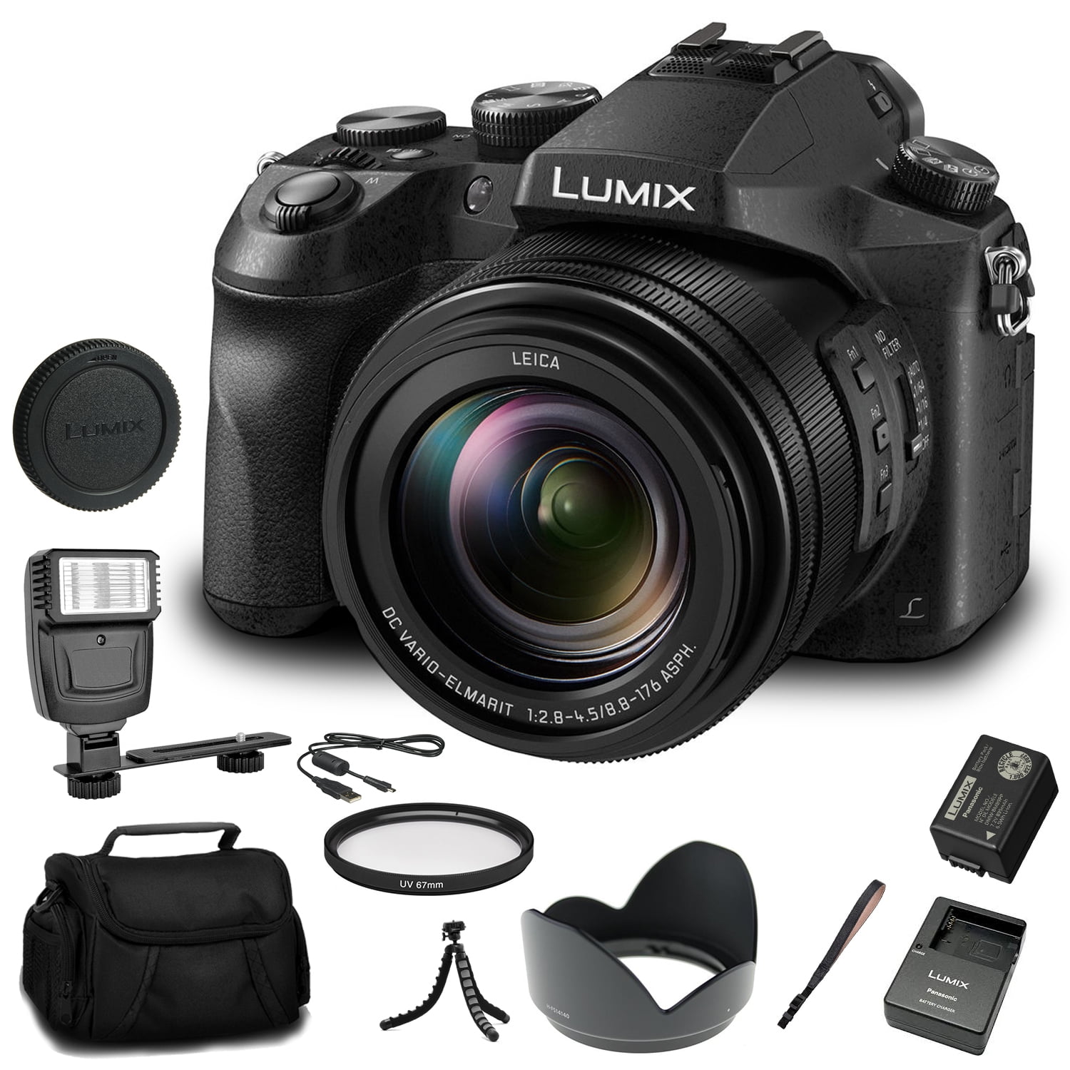 Panasonic Lumix DMC-FZ2500 Digital Camera (DMC-FZ2500) - Bundle