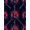 Red Blue Black, Pattern 15, variant on ODIKA Notes Vintage Rock Distressed Grunge Border Hip Guitar Music Refined Structured for Home Office, Gaming Room, Under Desk, Non-Slip Chair-Friendly