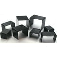 thumbnail image 2 of T'z Tagz 3x6x4 Inch Black Acrylic Riser Display Stand New 2 Pack, 2 of 2