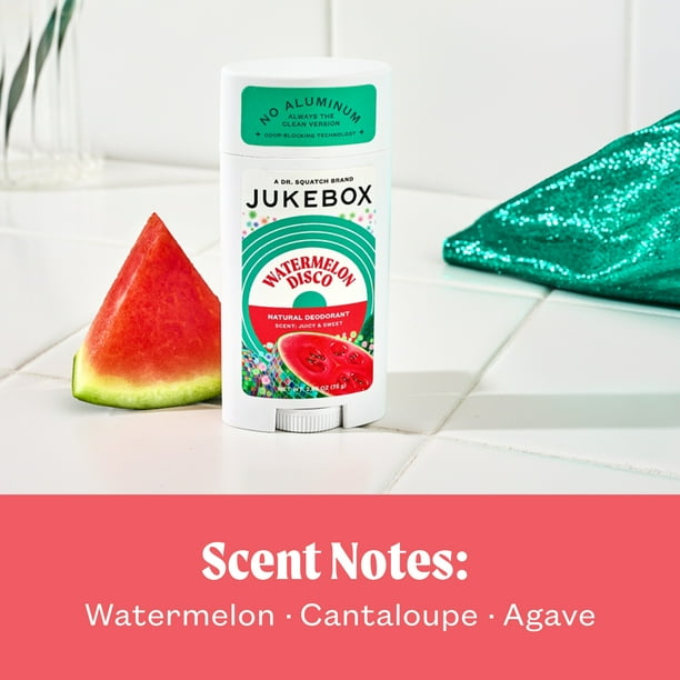 elf bar vape uk Jukebox Watermelon Disco Natural Deodorant Aluminum Free Deodorant for  Women, 2.65 oz