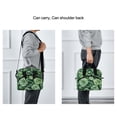 thumbnail image 6 of Lunch Bag Portable Crossbody Meal Bag Cooler Bag Insulated Lunch Bag Food Bag Handheld & Crossbody Design Green Roses Seamless, 6 of 6