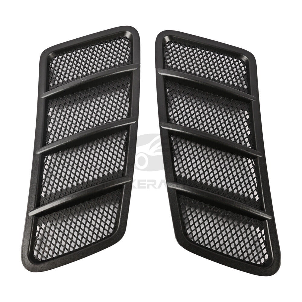 Hood Air Vent Grill for 2012 2013 2014 2015 Mercedes W166 GL & ML350 2 PCS Front Left & Right