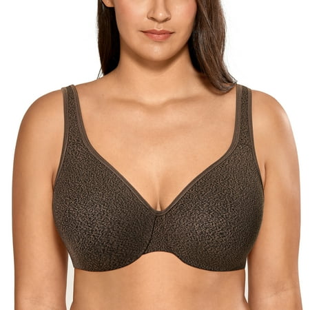 

DELIMIRA Women s Minimizer Seamless Full Coverage Underwire Non Padded Bra