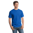 thumbnail image 4 of Gildan Heavy Cotton T-Shirt | Men's Short Sleeve, Crew Neck Tee | Casual and Comfortable t-shirts | Royal Color, Size: M, 4 of 6