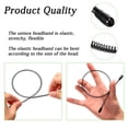 thumbnail image 2 of Diadema elástica ondulada con ondas de primavera, aro para el cabello de metal antideslizante negro de varios estilos, accesorios para bandas para el cabello de moda deportiva unisex para mu, 2 of 5