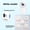 White + 64GB Card, variant on TIgebraver 1080P Mini Thumb Vlog Camera, Wearable Neck Hanging Portable Body Action Cam, Lightweight Recording Camera for Students Kids Outdoor Travel Sports
