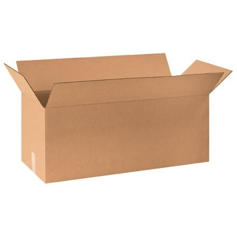 20 Strong Shipping Boxes 30x10x10 ECT 32 Kraft Long Corrugated