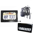 thumbnail image 2 of Motorcycle License Plate Bracket Hide-Away Shutter Cover Electric License Plate Frame Motorcycle Stealth License Plate Frame, 2 of 5