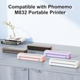 thumbnail image 4 of 2 Rouleaux de Papier Thermique Phomemo, Format Lettre US 8.5 Pieds' x 11 Pieds', Impression Thermique Avancée, Rouleau de Papier Compatible avec Imprimante Portable M832 M833 M834 M835, 4 of 4